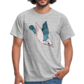 Männer T-Shirt - "Vogel im Sturzflug" - Hinter dem Mond