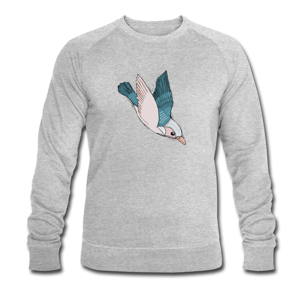 Männer Bio-Sweatshirt - "Vogel im Sturzflug" - Hinter dem Mond