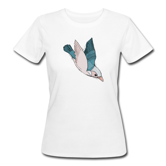 Frauen Bio-T-Shirt "Vogel im Sturzflug" - Hinter dem Mond