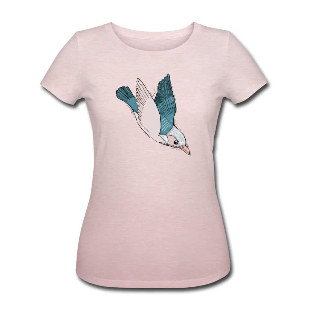 Frauen Bio-T-Shirt - "Vogel im Sturzflug" - Hinter dem Mond