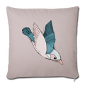 Sofakissenbezug 44 x 44 cm - "Vogel im Sturzflug" - Hinter dem Mond