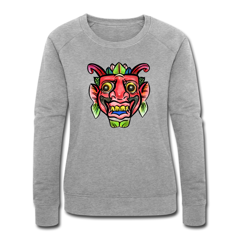 Frauen Bio-Sweatshirt von Stanley & Stella - "Bunte Maske" - Hinter dem Mond