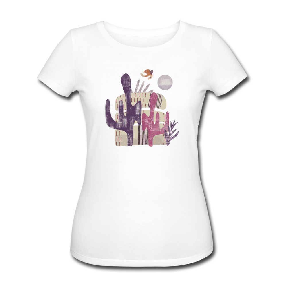 Frauen Bio-T-Shirt von Stanley & Stella - "Wüste mit Vogel" - Hinter dem Mond