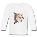 Baby Langarmshirt "Fantastischer Mondfisch" - Hinter dem Mond