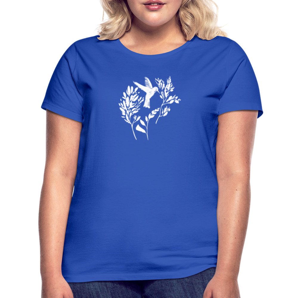 Frauen T-Shirt "Vogel Floral" - Hinter dem Mond