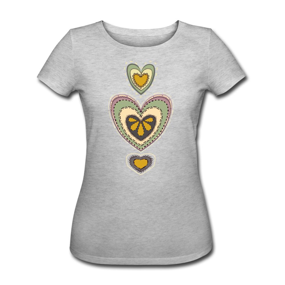 Oktober-Herzen - Frauen Bio-T-Shirt von Stanley & Stella - Hinter dem Mond