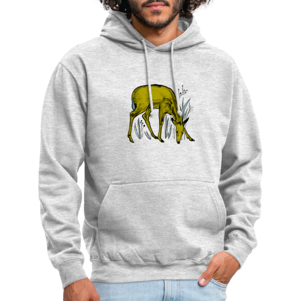 Unisex Hoodie - "Reh in Olive" - Hinter dem Mond