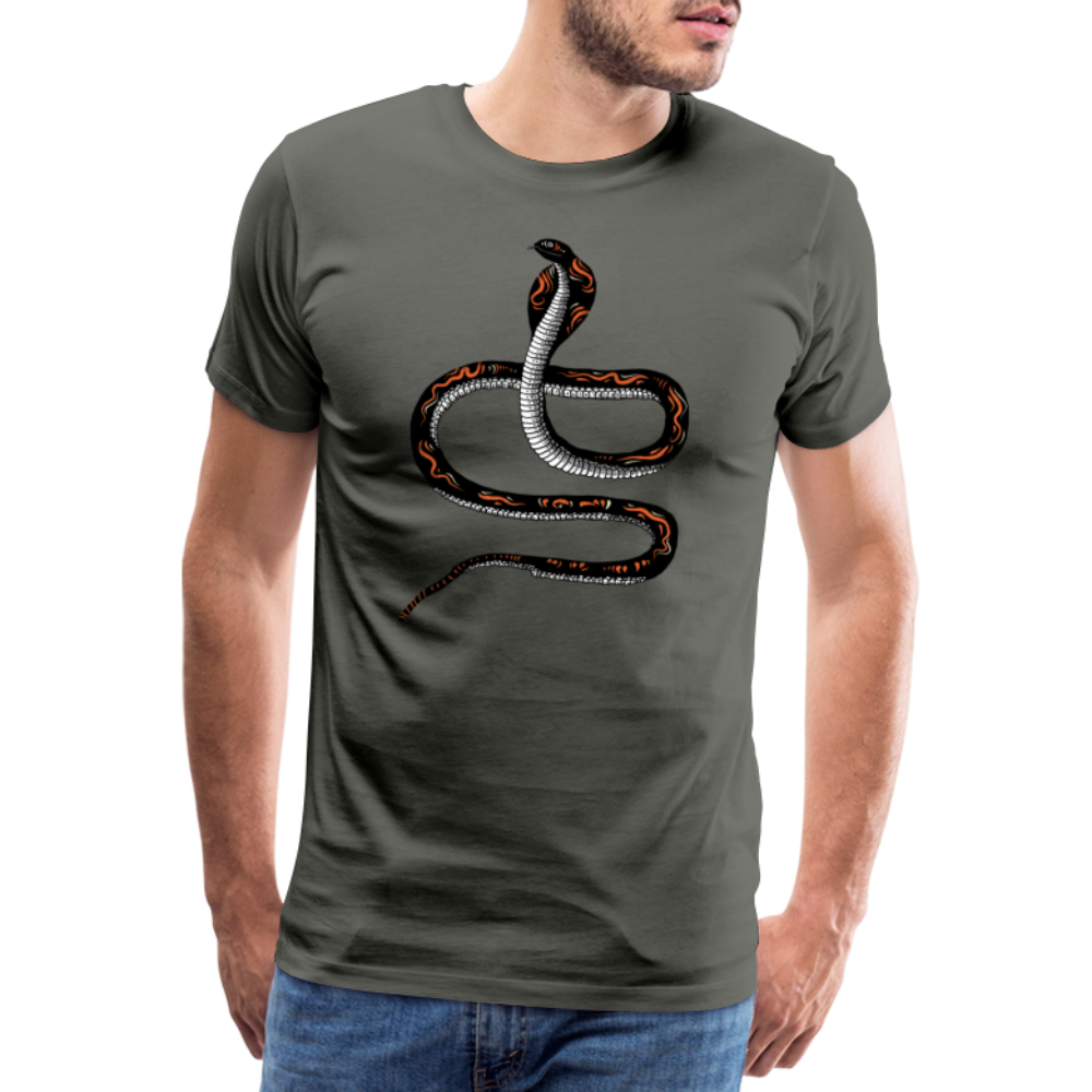 Männer Premium T-Shirt "Schwarze Kobra" - Hinter dem Mond