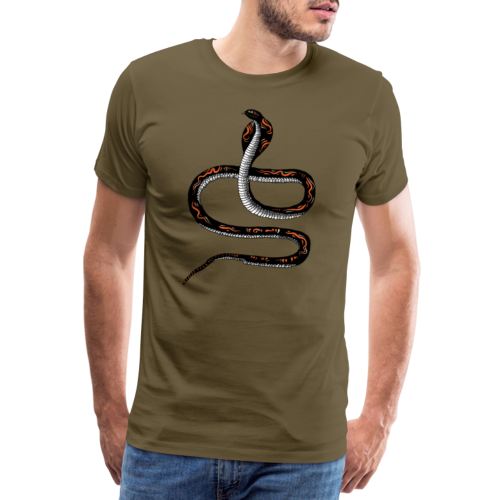 Männer Premium T-Shirt "Schwarze Kobra" - Hinter dem Mond