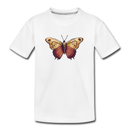 Teenager Premium Bio T-Shirt - "Vintage Schmetterling" - Hinter dem Mond