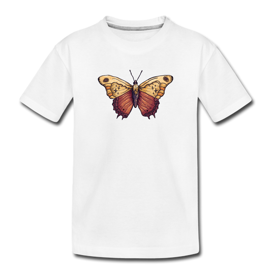 Kinder Premium Bio T-Shirt - "Vintage Schmetterling" - Hinter dem Mond