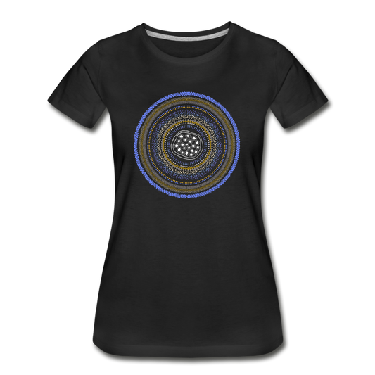 Frauen Premium Bio T-Shirt - "Sealife Mandala" - Hinter dem Mond