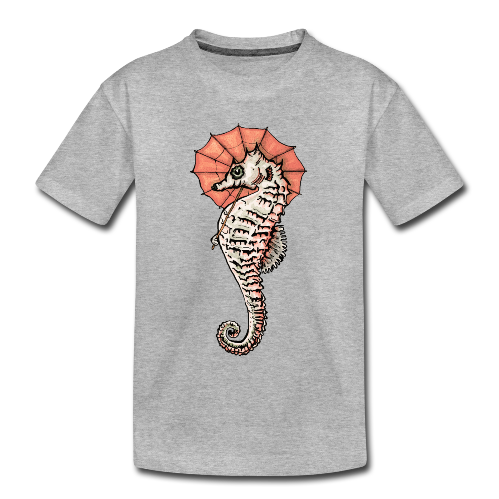 Teenager Premium T-Shirt - "Seepferdchen Mandarin" - Hinter dem Mond