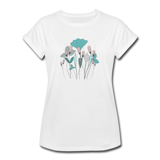 Frauen Oversize T-Shirt - "Frühlingswiese" - Hinter dem Mond