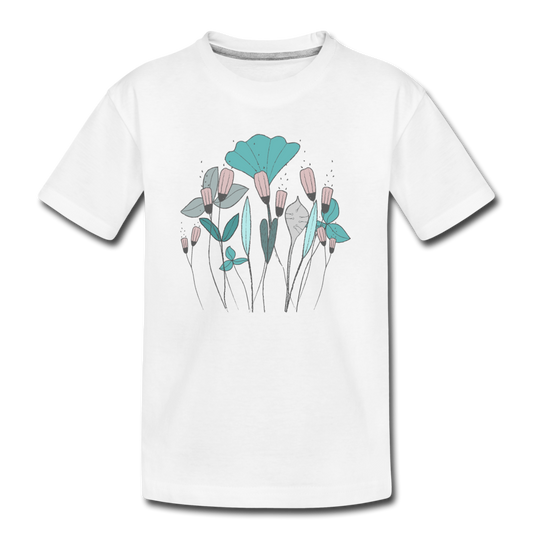 Teenager Premium Bio T-Shirt - "Frühlingswiese" - Hinter dem Mond