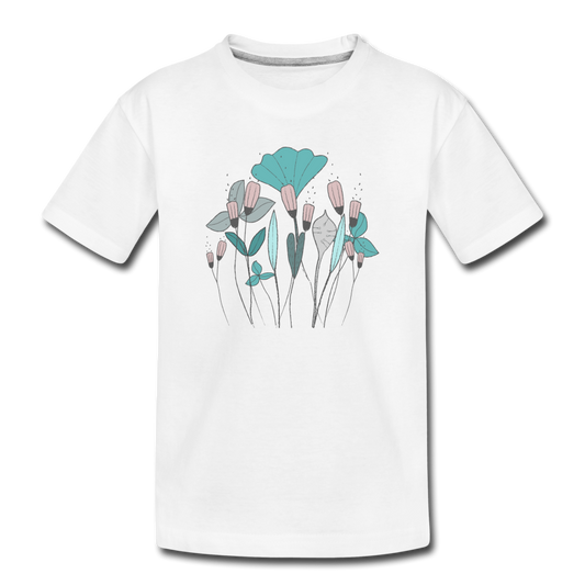 Kinder Premium Bio T-Shirt - "Frühlingswiese" - Hinter dem Mond