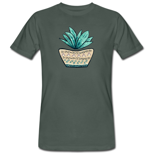 Männer Bio-T-Shirt - Aloe Vera - Hinter dem Mond