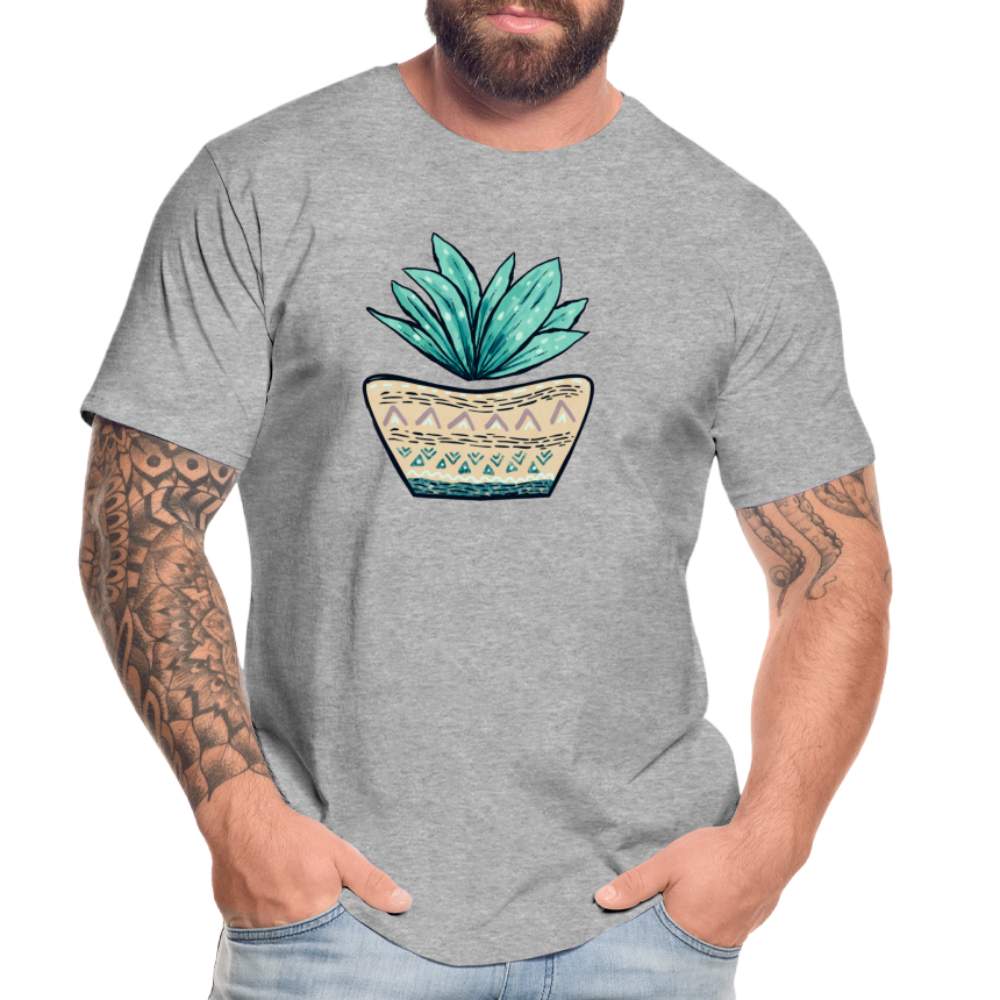 Männer Premium Bio T-Shirt - Aloe Vera - Hinter dem Mond