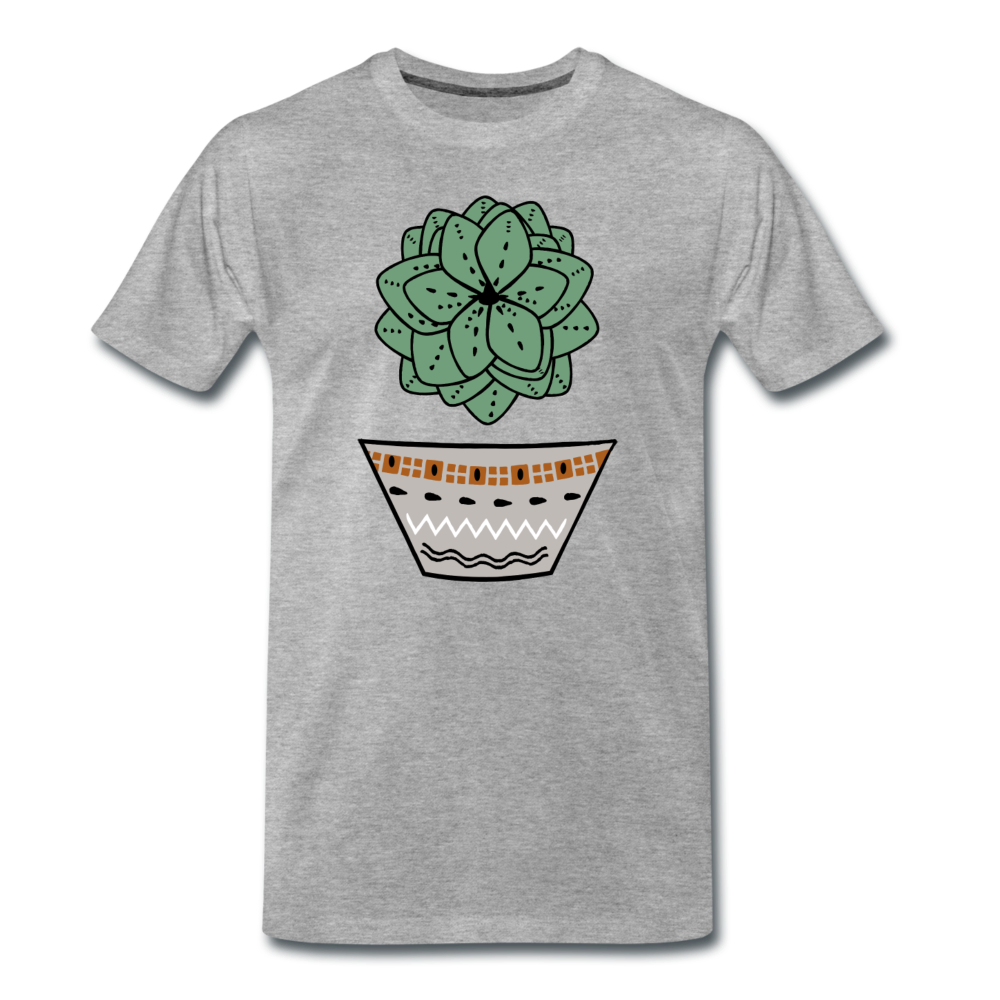 Men's Premium Organic T-Shirt - "Sukkulent" - Hinter dem Mond