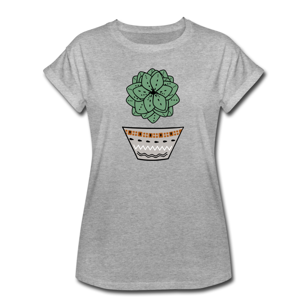 Women's Oversize T-Shirt - "Sukkulent" - Hinter dem Mond
