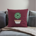 Sofa pillow with filling 45cm x 45cm - "Sukkulent" - Hinter dem Mond