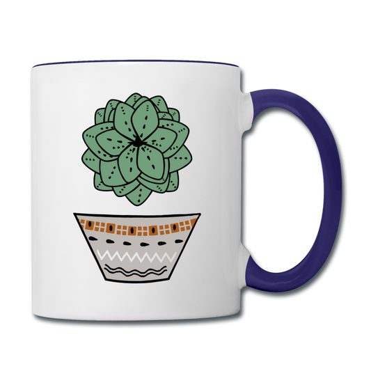 Contrasting Mug - "Sukkulent" - Hinter dem Mond