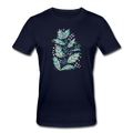 Men's Organic T-Shirt - "Frühling Floral" - Navy