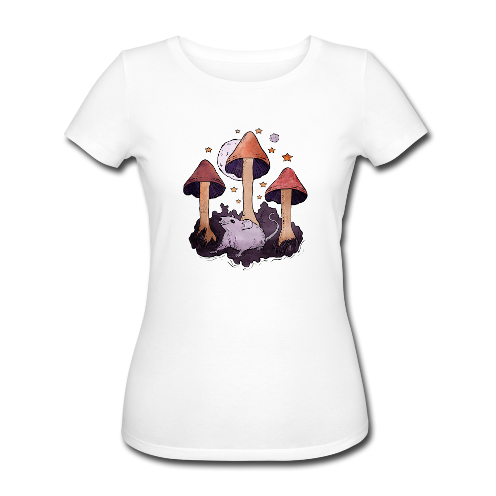 Maus im Märchenwald - Frauen Bio-T-Shirt von Stanley & Stella - Weiß
