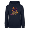 Frauen Hoodie - “Goblincore Kröte“ - Navy