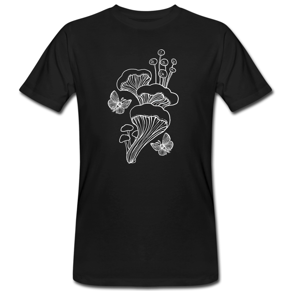 Männer Bio-T-Shirt - “Goblincore_Tanz der Motten” - Schwarz