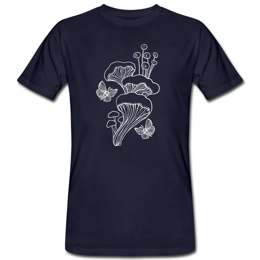 Männer Bio-T-Shirt - “Goblincore_Tanz der Motten” - Navy