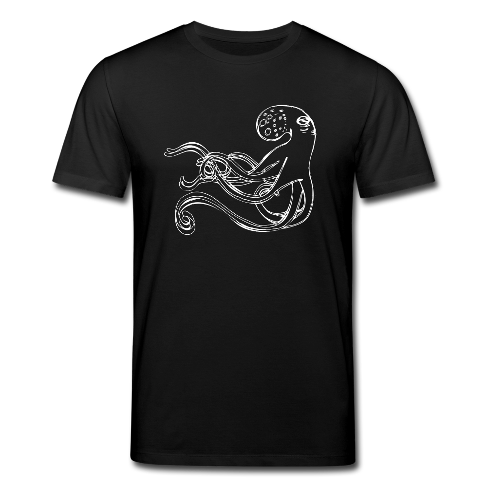 Männer Bio-T-Shirt - “Shaky Kraken” - Schwarz