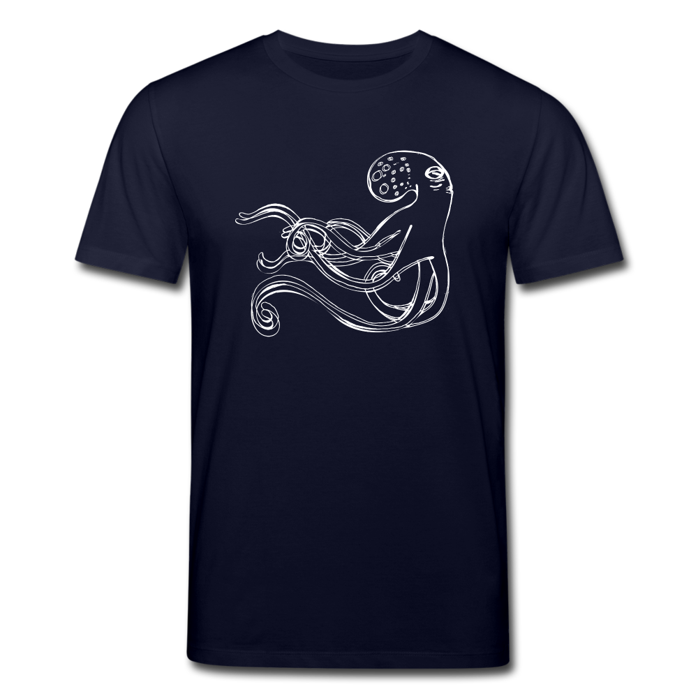Männer Bio-T-Shirt - “Shaky Kraken” - Navy