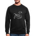 Männer Bio-Sweatshirt - “Shaky Kraken” - Schwarz