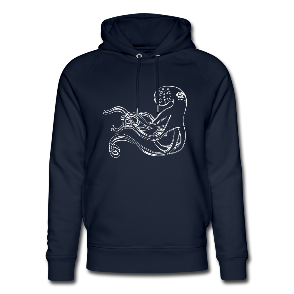 Unisex Bio-Hoodie - “Shaky Kraken” - Navy
