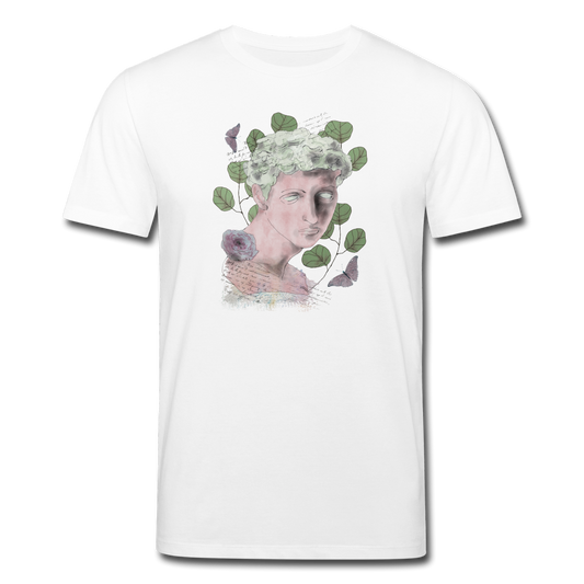 Männer Bio-T-Shirt - “In Arcadia Ego” - Weiß