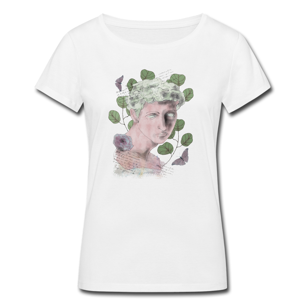 Frauen Bio-T-Shirt - “In Arcadia Ego” - Weiß