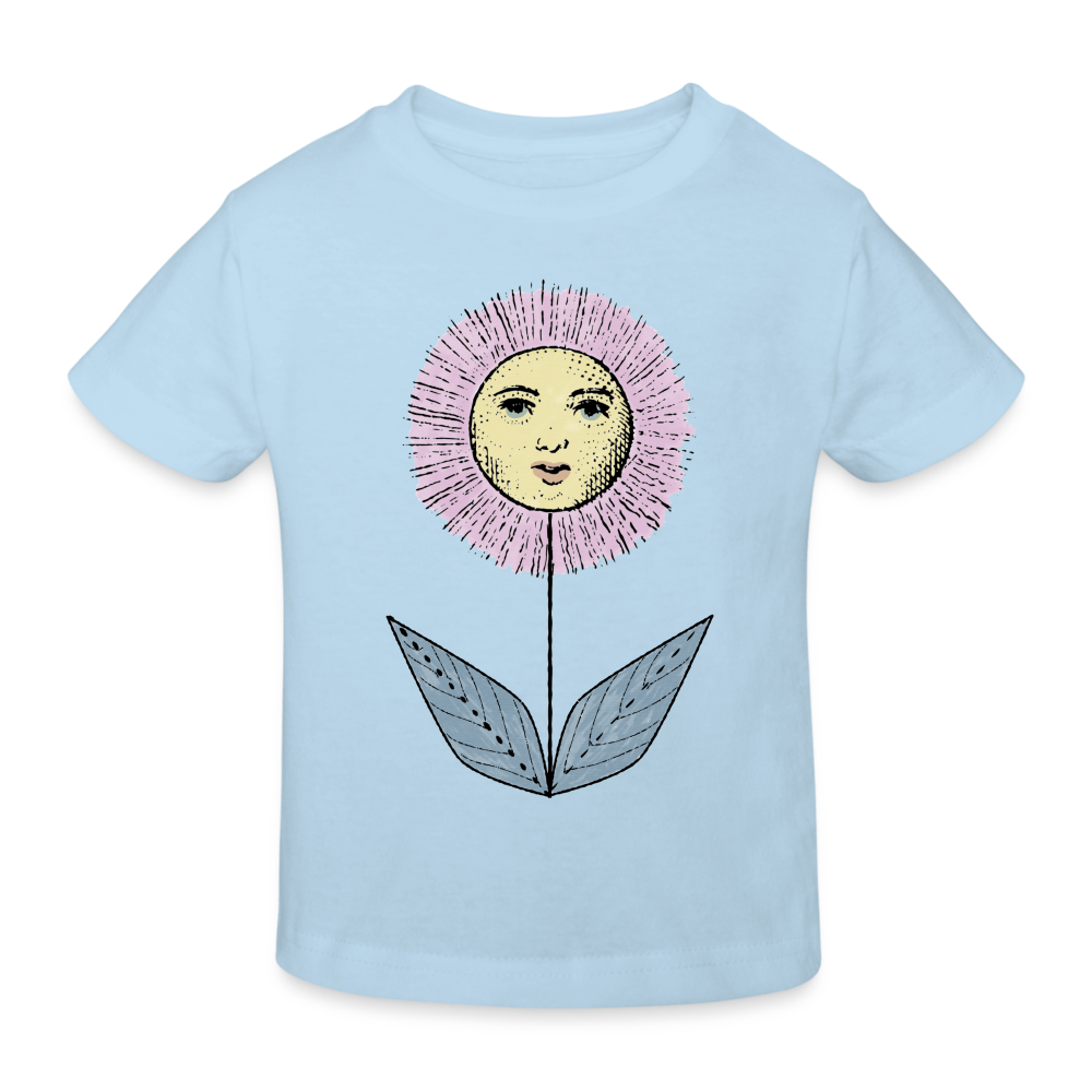 Kinder Bio-T-Shirt - “Grow the Sun” - Hellblau