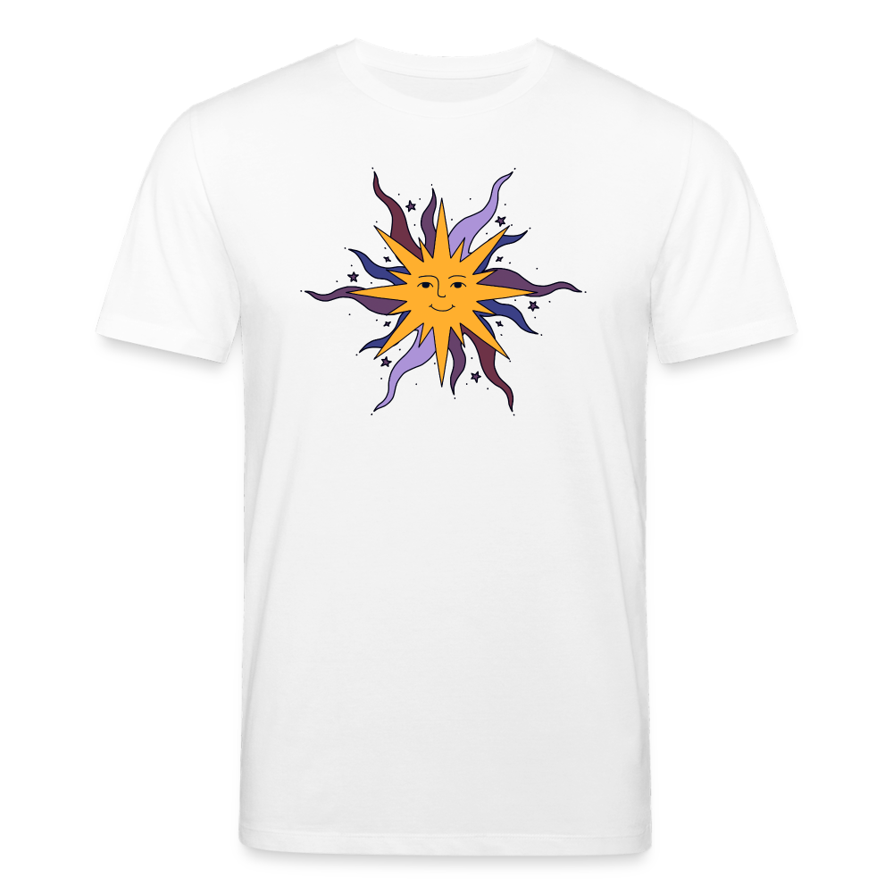 Männer Bio-T-Shirt - “Warme Sonne” - white