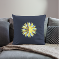 Sofakissenbezug 44 x 44 cm - "Sonne und Mond" - Navy
