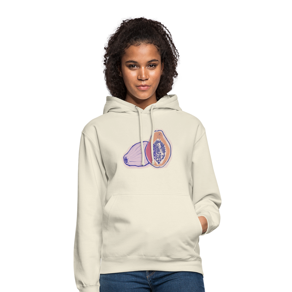 Unisex Hoodie - "Zwei Papaya" - Vanille-Milchshake